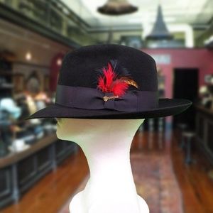 Biltmore President Fur Felt Fedora Size 7 1/4